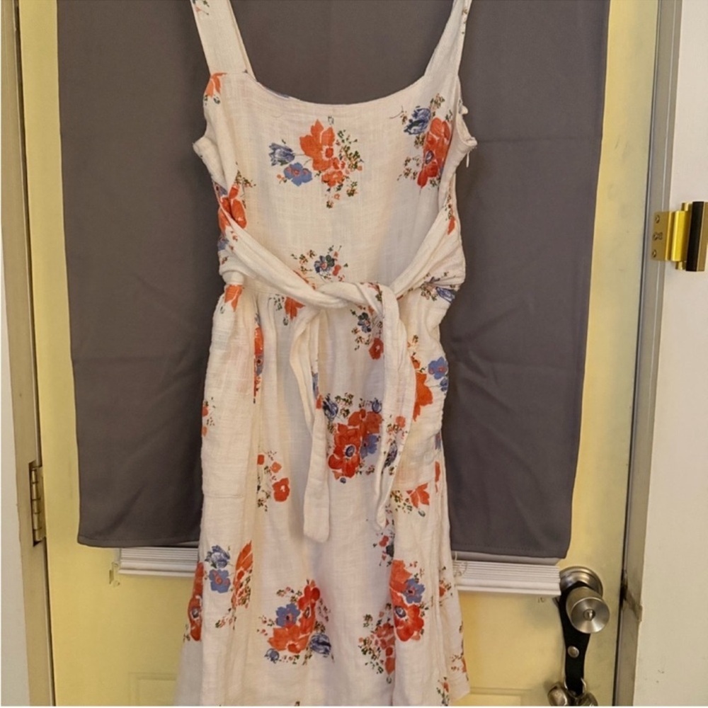 Women's Meadow Rue Dress Size 12 White Floral - Picture 8 of 15
